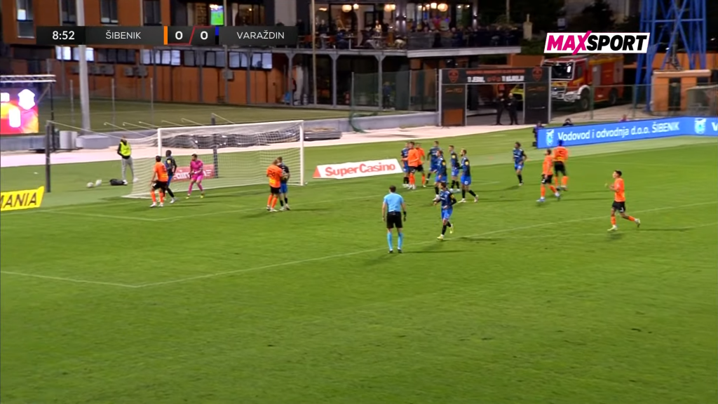 Tvrda borba na Šubićevcu: Šibenik i Varaždin bez pobjednika