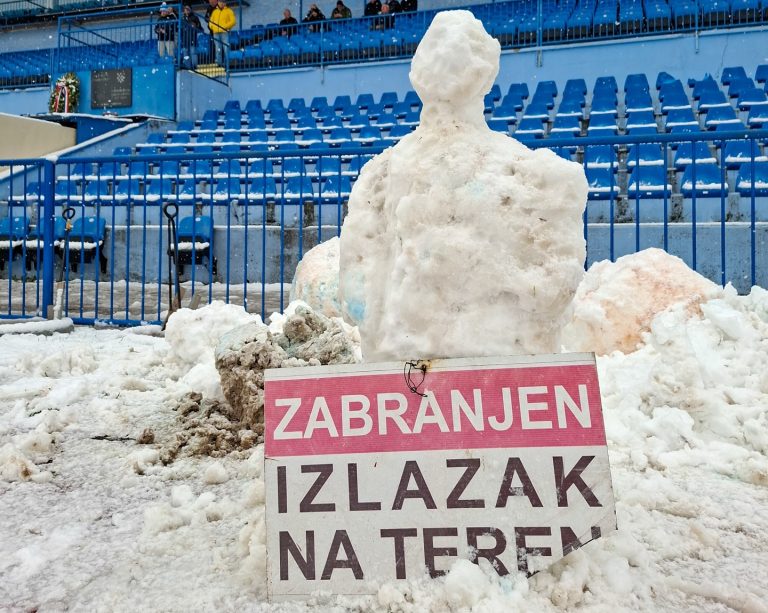 Zbog snijega odgođen susret u Vinkovcima